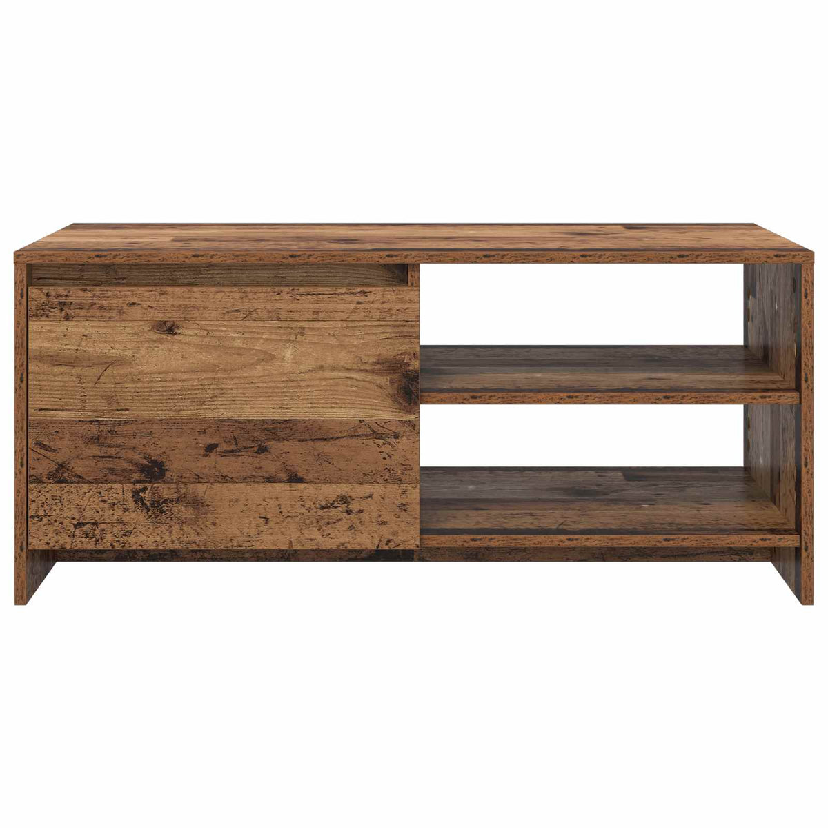 Salontafel Eikenhout 102 x 50 x 45 cm Bewerkt hout