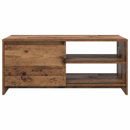 Salontafel Eikenhout 102 x 50 x 45 cm Bewerkt hout