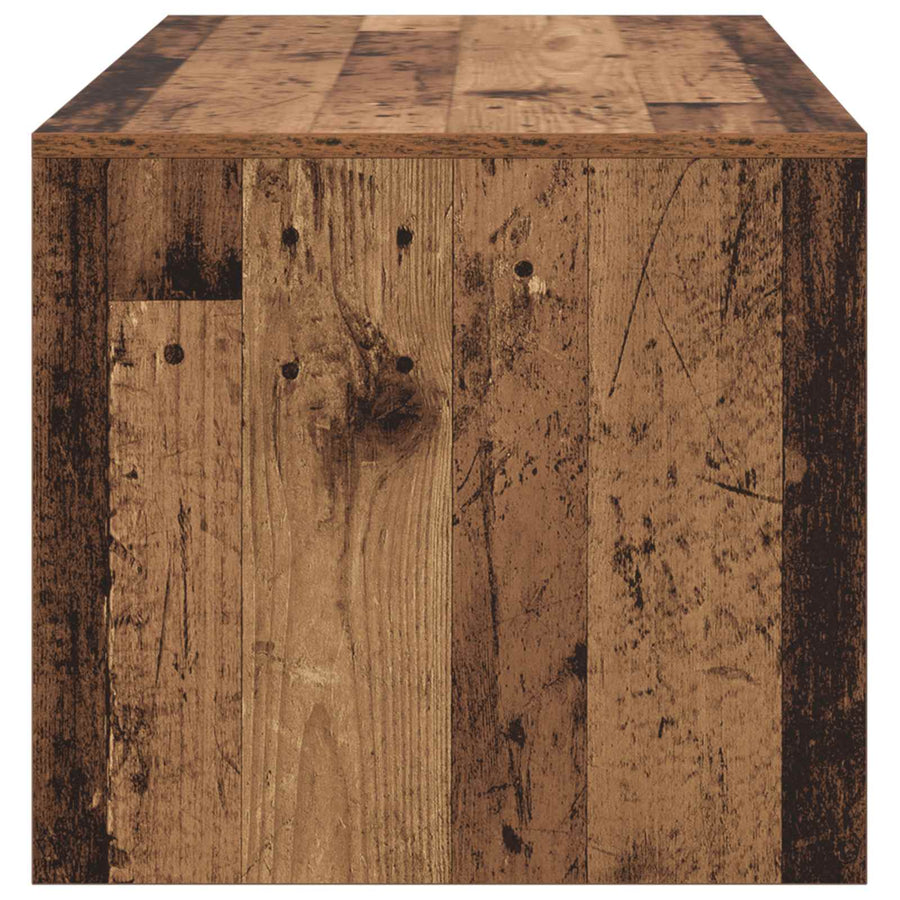 Salontafel Eikenhout 102 x 50 x 45 cm Bewerkt hout