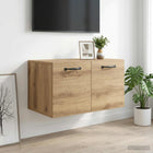 Wandkast 60 x 36,5 x 35 cm Bewerkt hout Artisanaal eiken