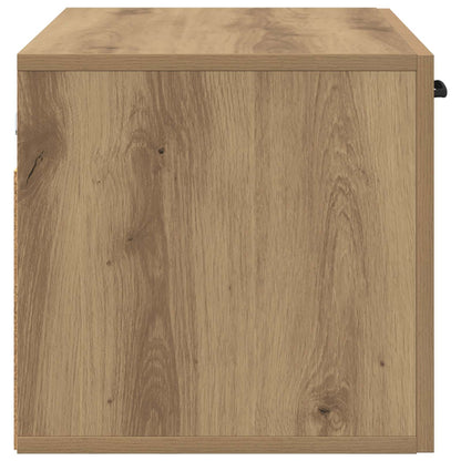 Wandkast 60 x 36,5 x 35 cm Bewerkt hout Artisanaal eiken
