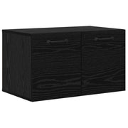 Wandkast 60x36,5x35 cm bewerkt hout zwart eiken