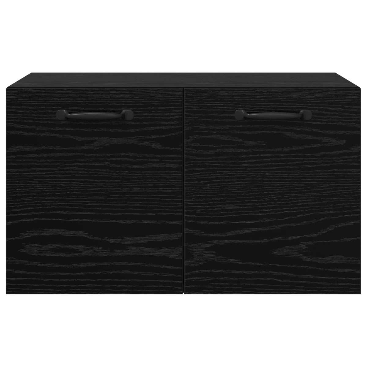 Wandkast 60 x 36,5 x 35 cm Bewerkt hout Zwart eiken
