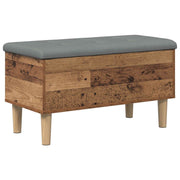 Opbergbank 82x42x46 cm eikenhout