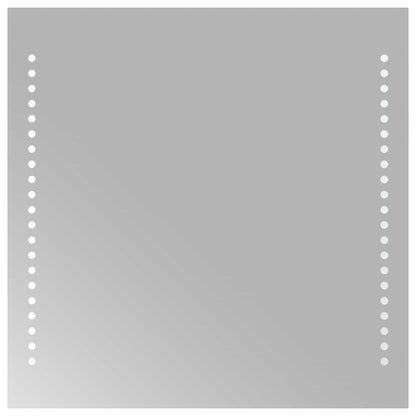LED Badkamer Spiegel Transparant 40 x 40 cm gehard glas