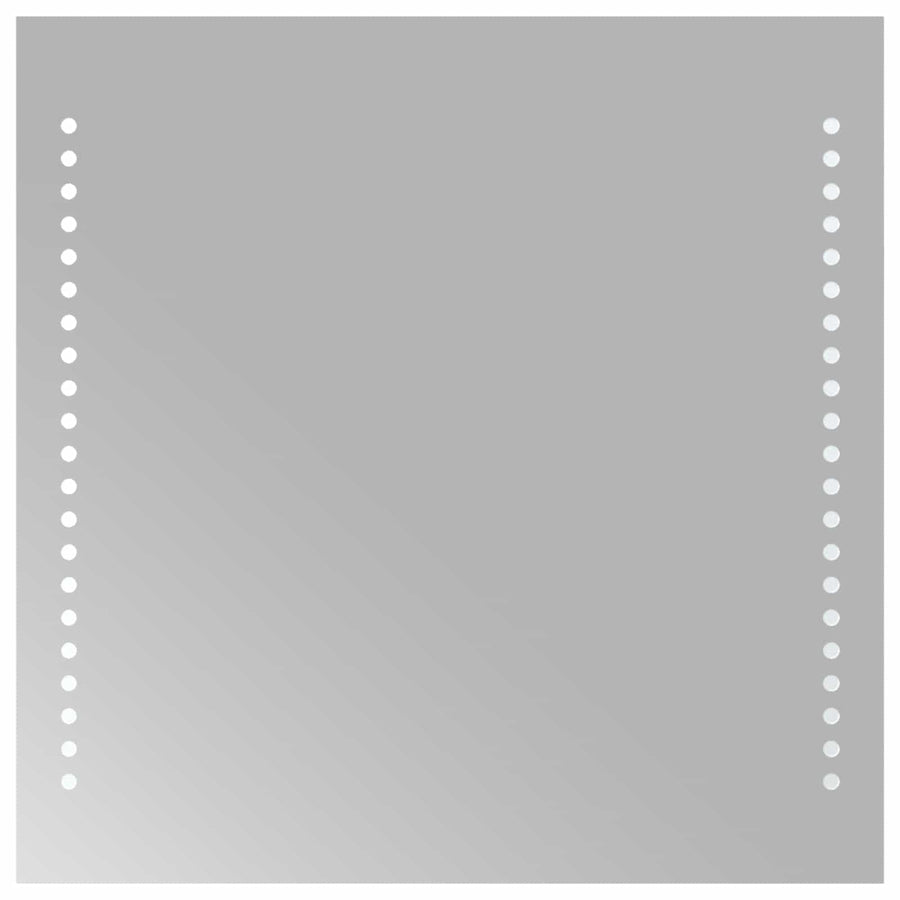 LED Badkamer Spiegel Transparant 40 x 40 cm gehard glas