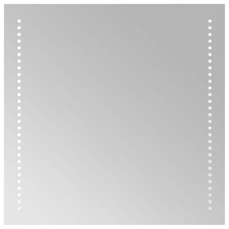 LED Badkamer Spiegel Transparant 50 x 50 cm gehard glas