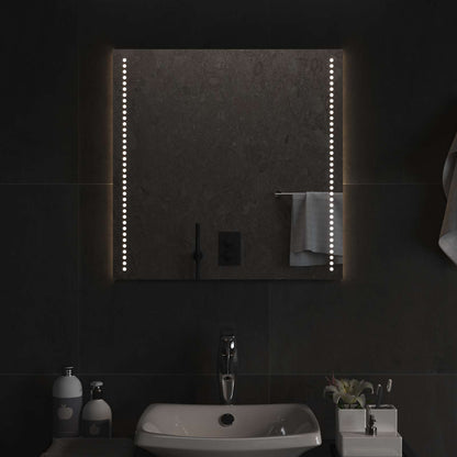 LED Badkamer Spiegel Transparant 60 x 60 cm gehard glas