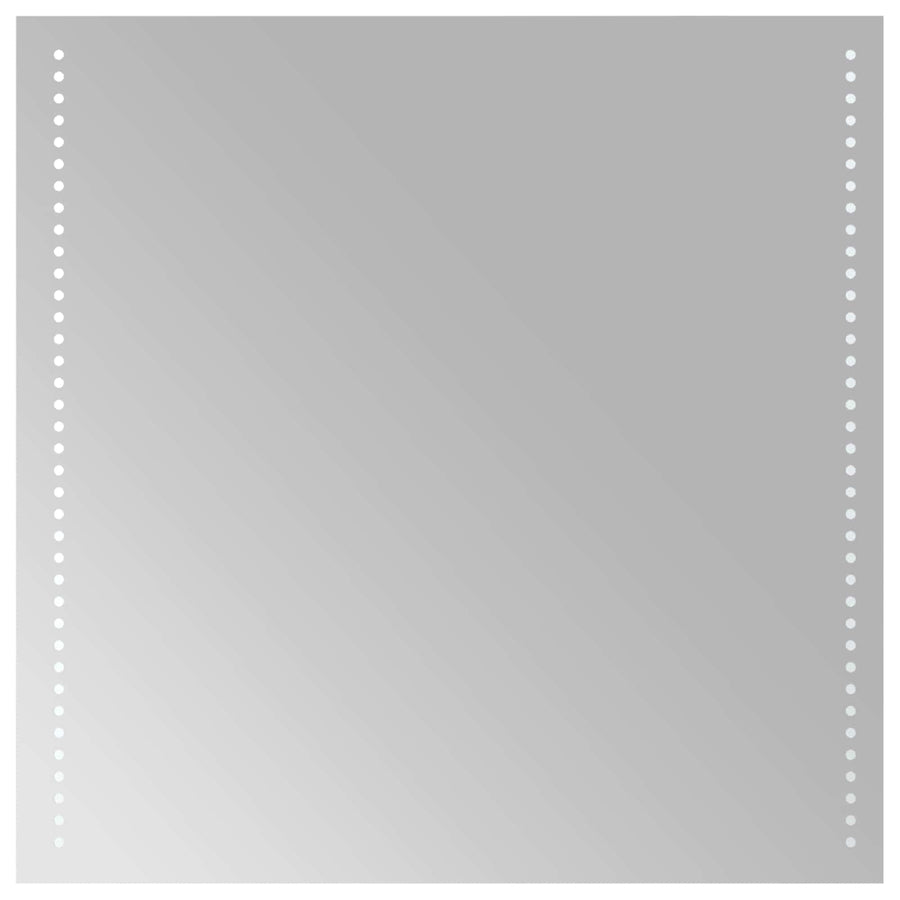 LED Badkamer Spiegel Transparant 60 x 60 cm gehard glas
