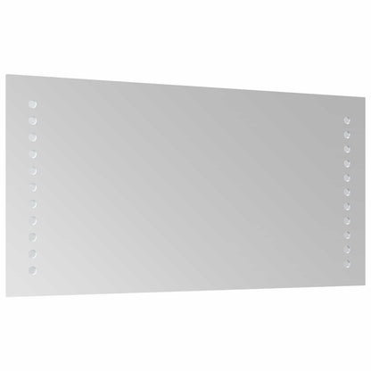 LED Badkamer Spiegel Doorzichtig 40 x 20 cm gehard glas
