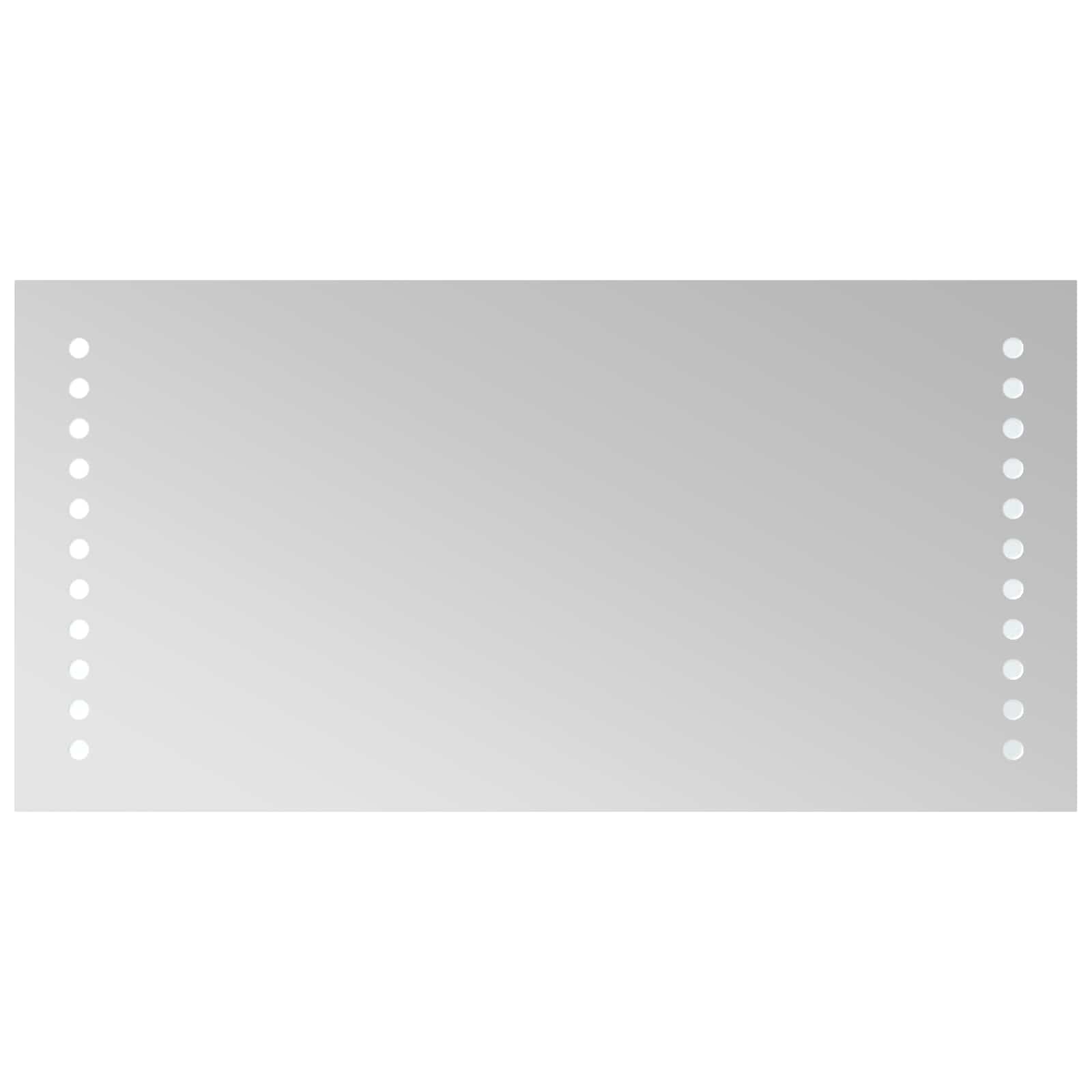 LED Badkamer Spiegel Doorzichtig 40 x 20 cm gehard glas