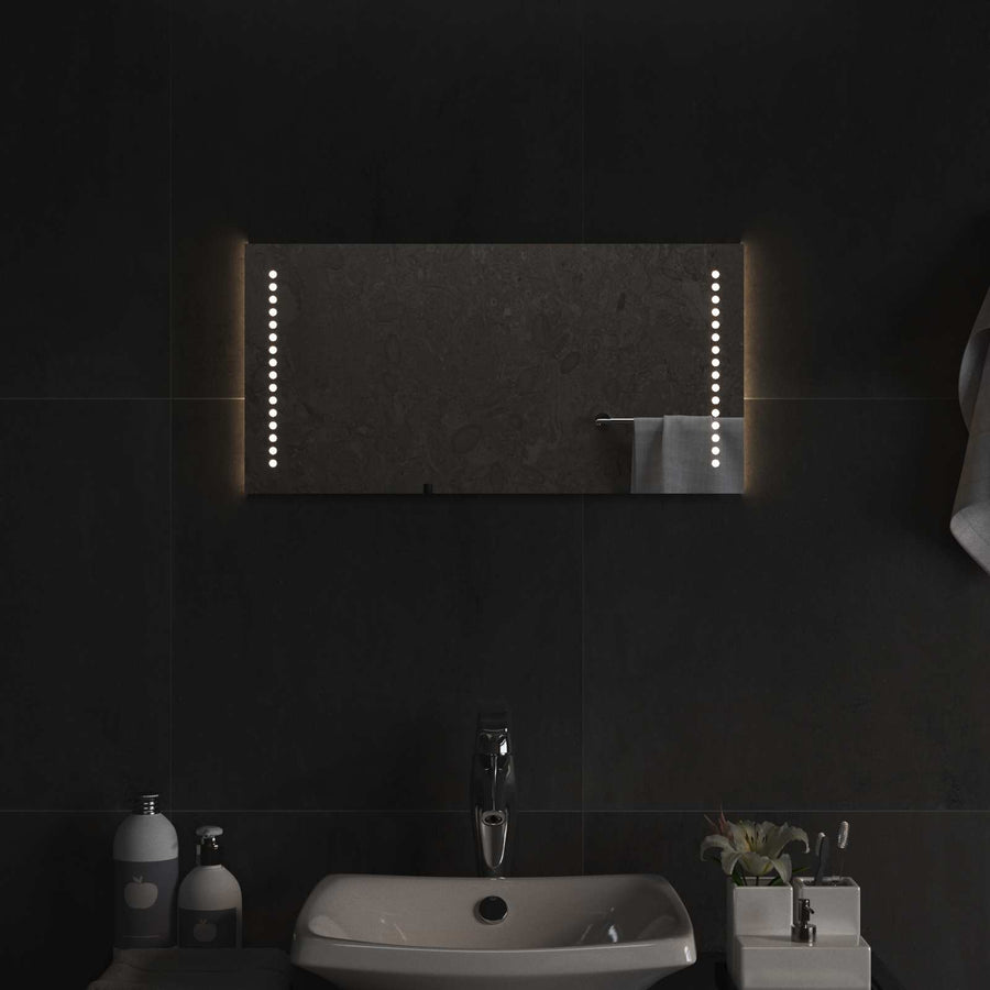 LED Badkamer Spiegel Doorzichtig 60 x 30 cm gehard glas