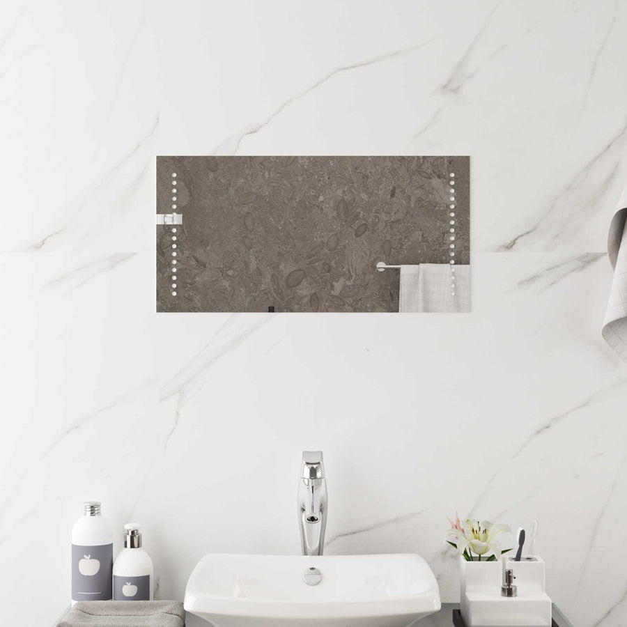 LED Badkamer Spiegel Doorzichtig 60 x 30 cm gehard glas
