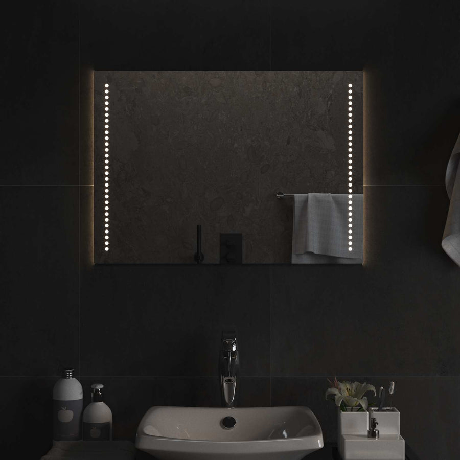 LED Badkamer Spiegel Doorzichtig 70 x 50 cm gehard glas