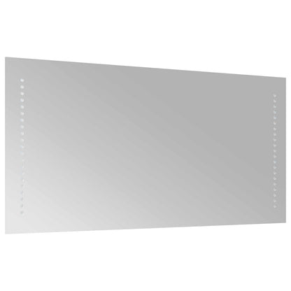 LED Badkamer Spiegel Doorzichtig 80 x 40 cm gehard glas