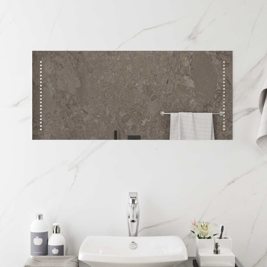 LED Badkamer Spiegel Doorzichtig 90 x 40 cm gehard glas