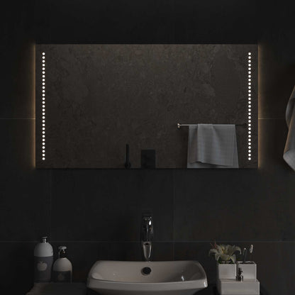 LED Badkamer Spiegel Doorzichtig 90 x 50 cm gehard glas