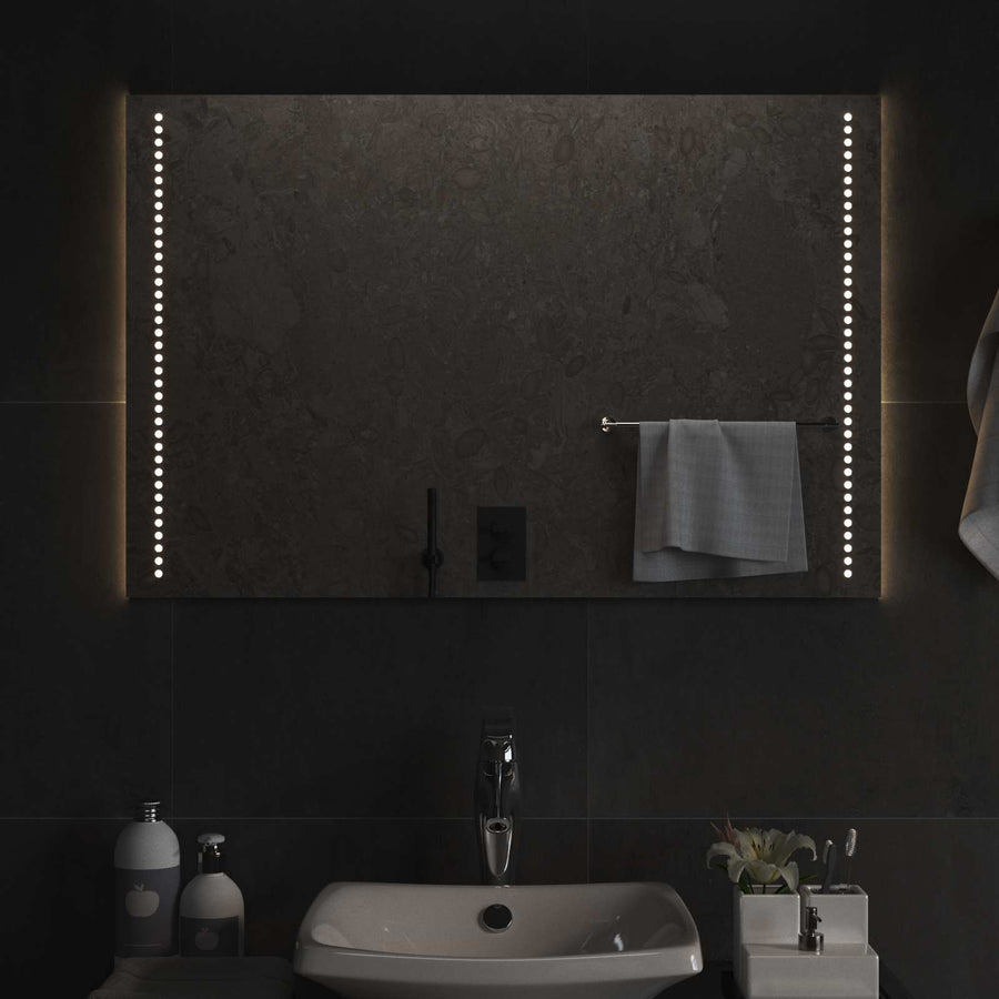 LED Badkamer Spiegel Doorzichtig 90 x 60 cm gehard glas