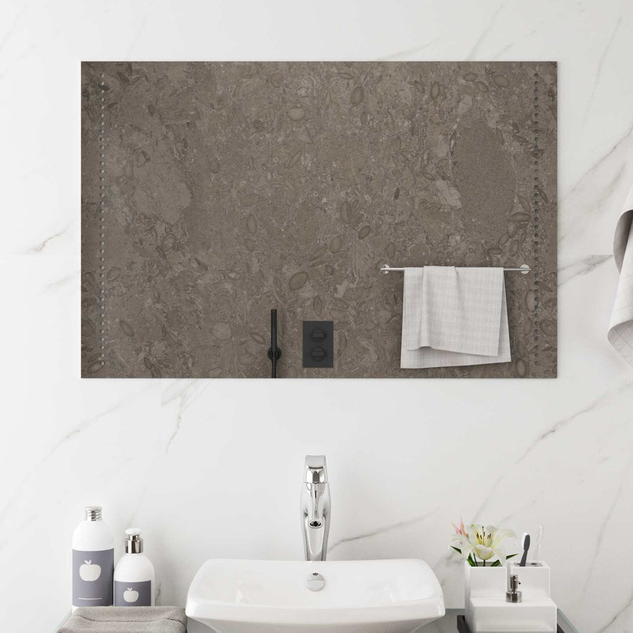 LED Badkamer Spiegel Doorzichtig 90 x 60 cm gehard glas