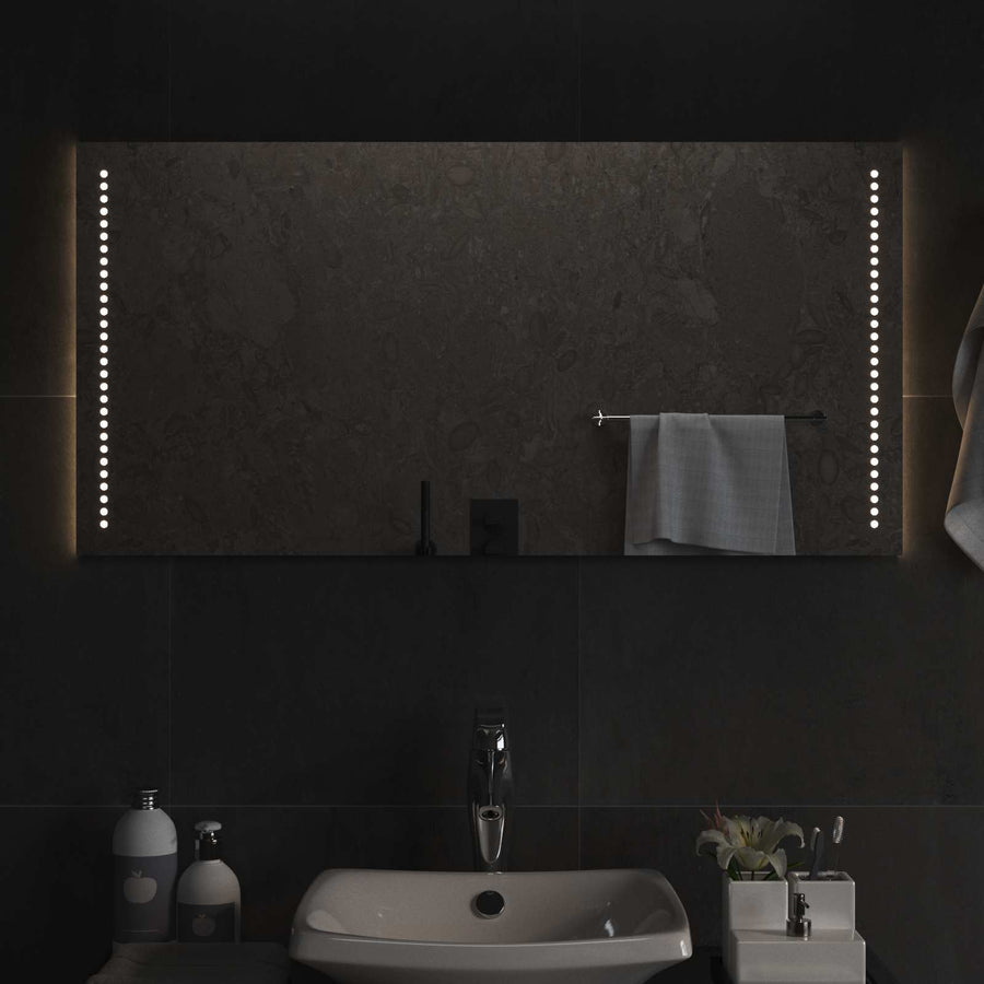 LED Badkamer Spiegel Doorzichtig 100 x 50 cm gehard glas