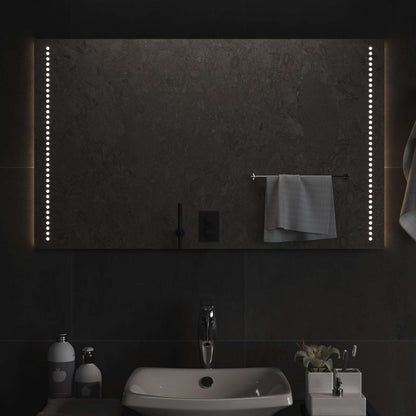 LED Badkamer Spiegel Doorzichtig 100 x 60 cm gehard glas