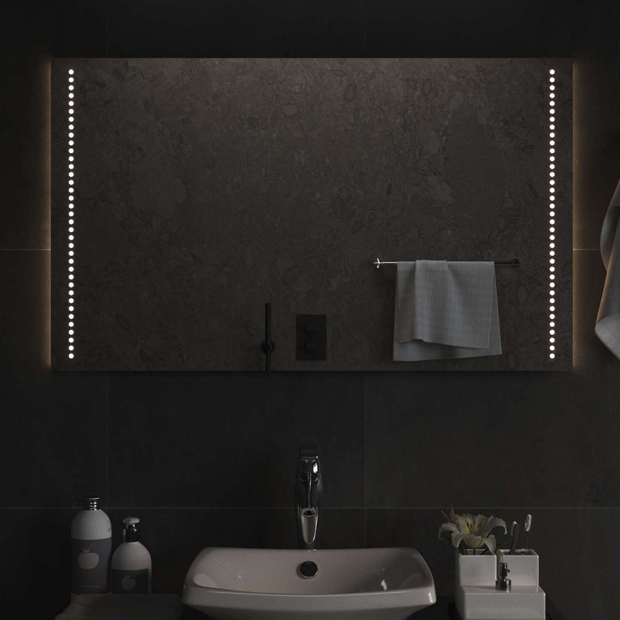 LED Badkamer Spiegel Doorzichtig 100 x 60 cm gehard glas