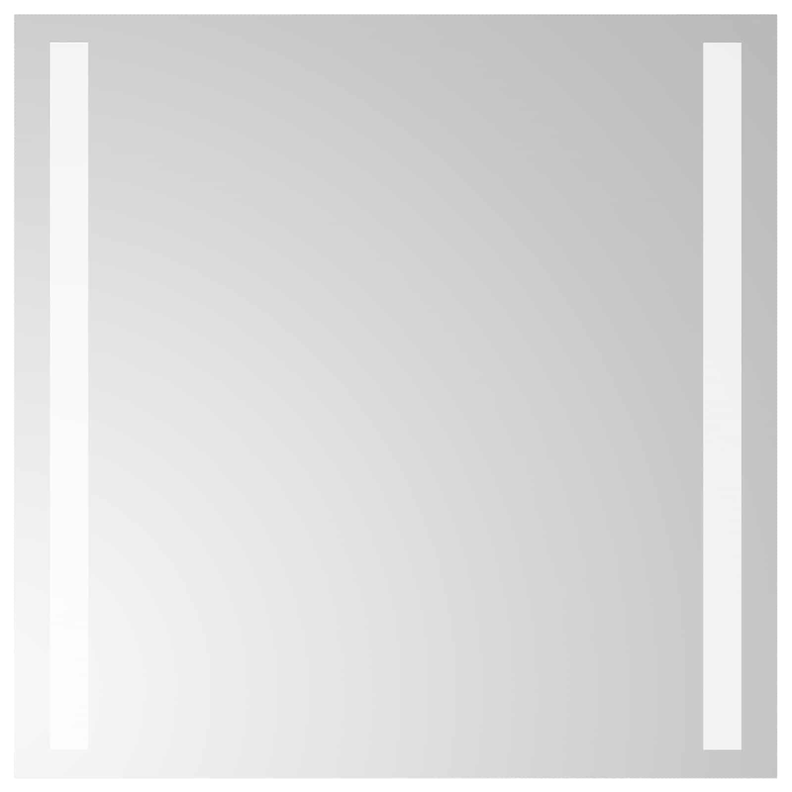 LED Badkamer Spiegel Transparant 40 x 40 cm gehard glas