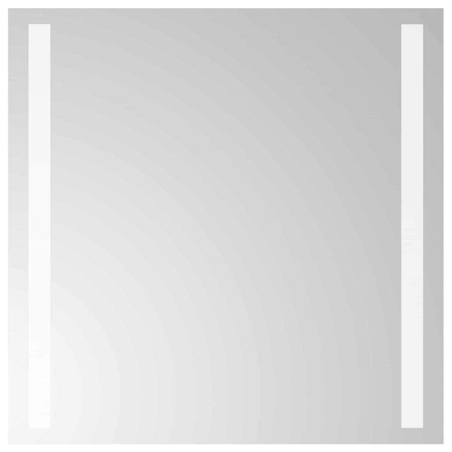 LED Badkamer Spiegel Transparant 40 x 40 cm gehard glas