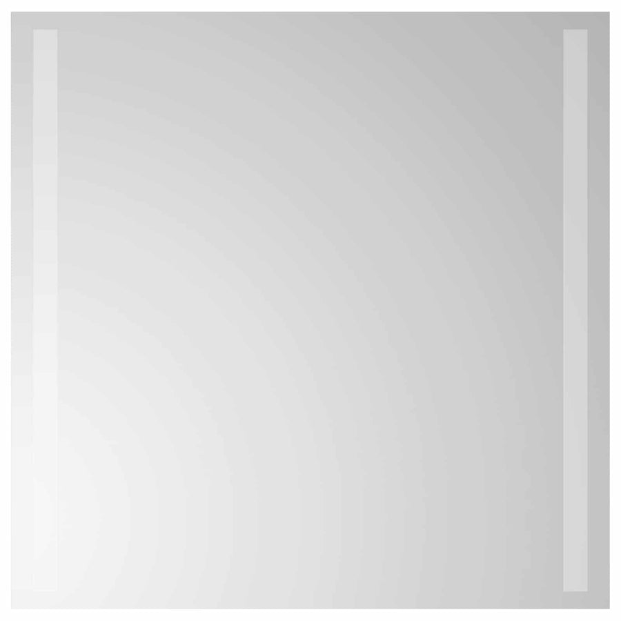 LED Badkamer Spiegel Transparant 50 x 50 cm gehard glas