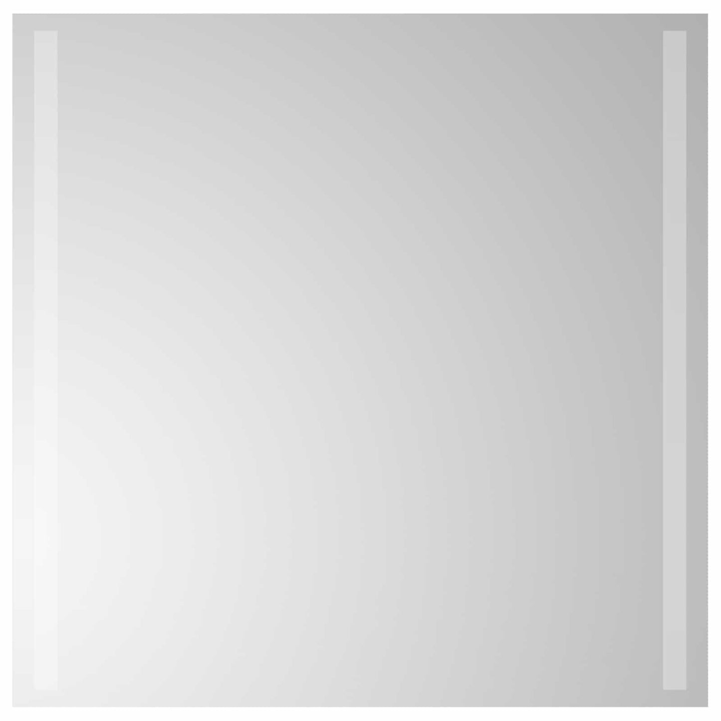 LED Badkamer Spiegel Transparant 60 x 60 cm gehard glas
