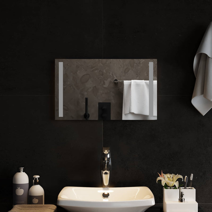 LED Badkamer Spiegel Transparant 50 x 30 cm gehard glas