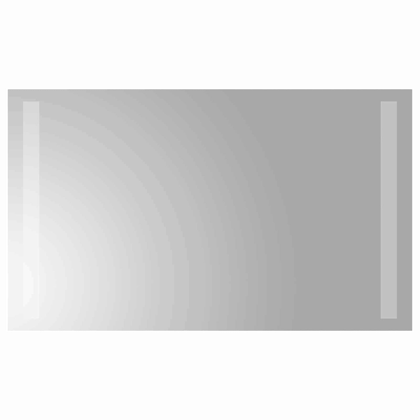 LED Badkamer Spiegel Transparant 50 x 30 cm gehard glas