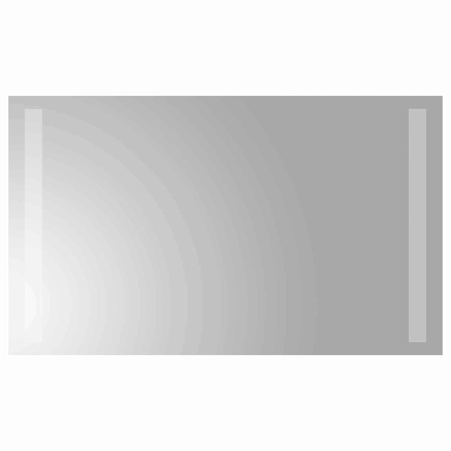 LED Badkamer Spiegel Transparant 50 x 30 cm gehard glas