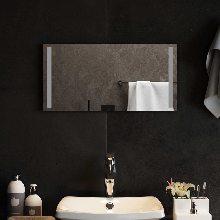 LED Badkamer Spiegel Transparant 60 x 30 cm gehard glas