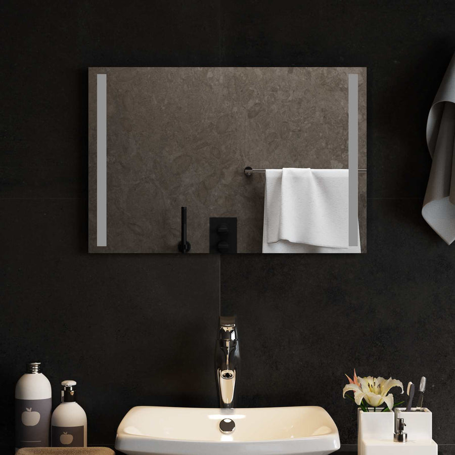 LED Badkamer Spiegel Transparant 60 x 40 cm gehard glas