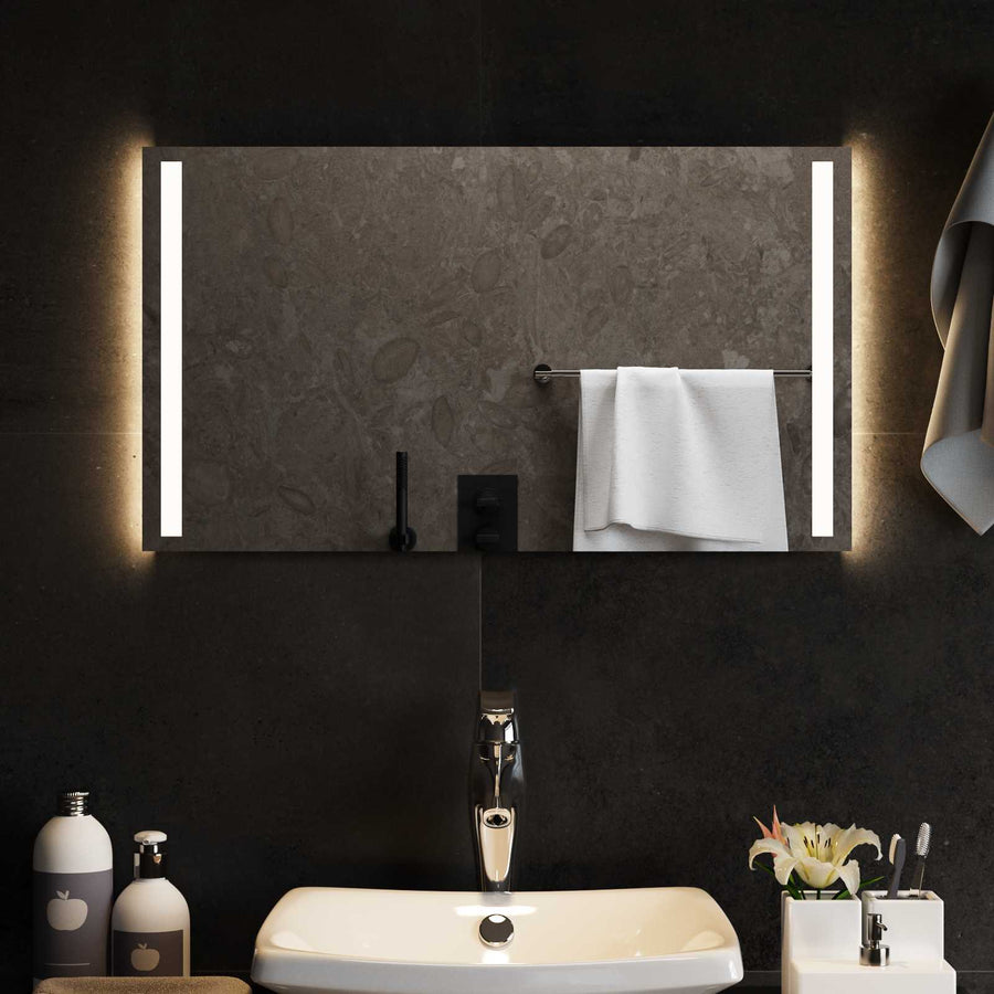 LED Badkamer Spiegel Transparant 70 x 40 cm gehard glas