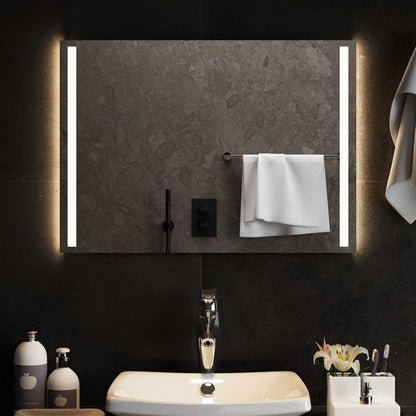 LED Badkamer Spiegel Transparant 70 x 50 cm gehard glas