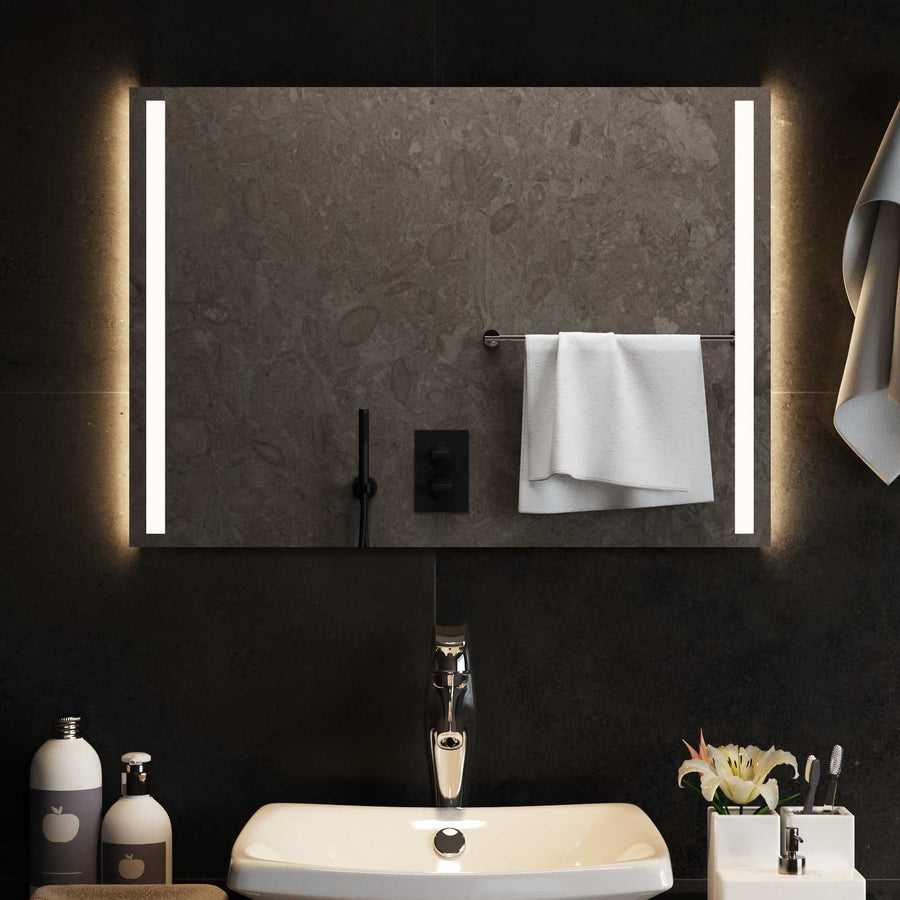 LED Badkamer Spiegel Transparant 70 x 50 cm gehard glas