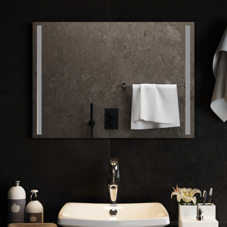 LED Badkamer Spiegel Transparant 70 x 50 cm gehard glas