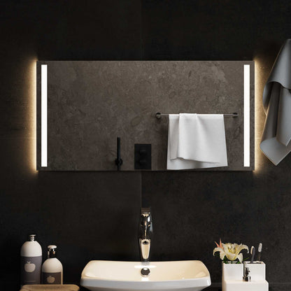LED Badkamer Spiegel Transparant 80 x 40 cm gehard glas