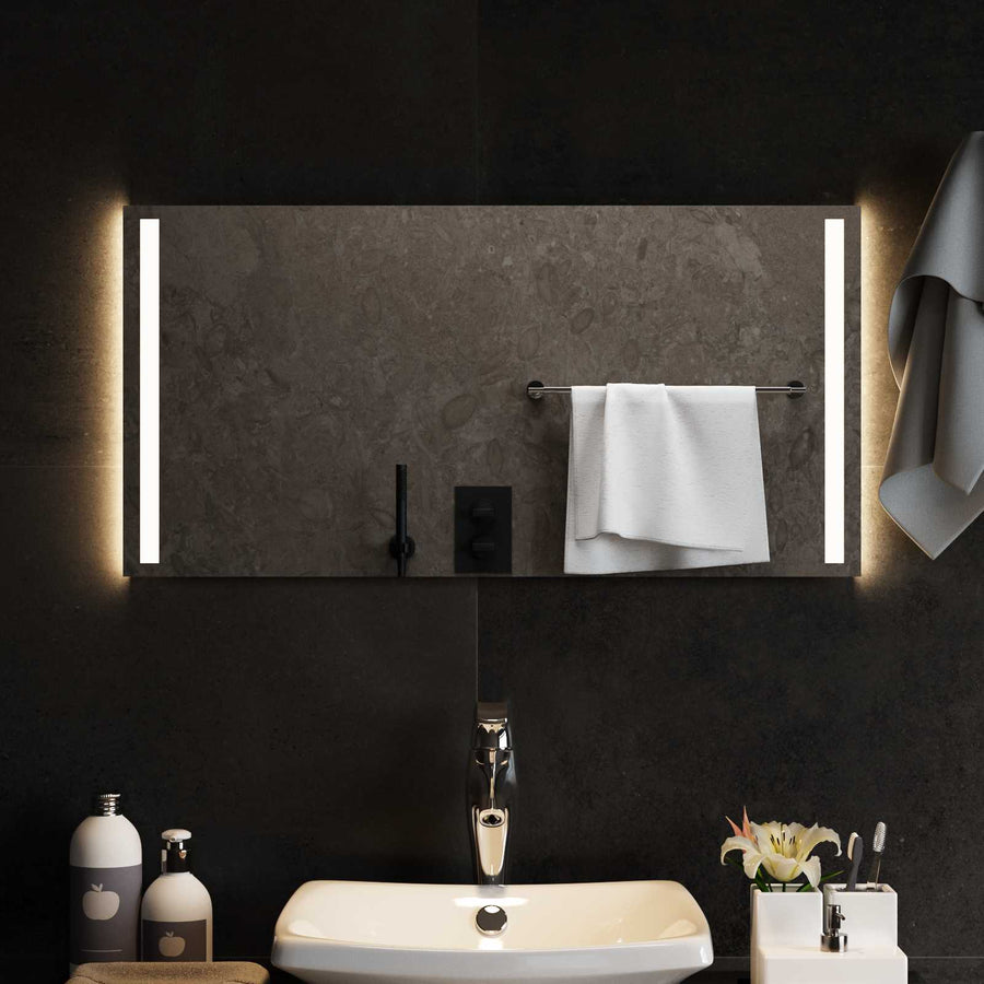 LED Badkamer Spiegel Transparant 80 x 40 cm gehard glas
