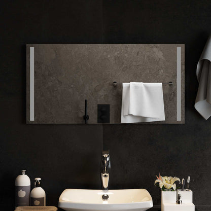 LED Badkamer Spiegel Transparant 80 x 40 cm gehard glas