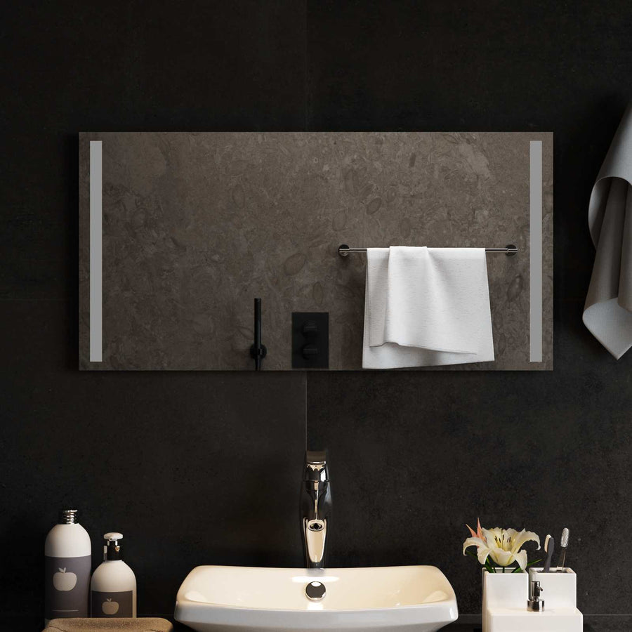 LED Badkamer Spiegel Transparant 80 x 40 cm gehard glas