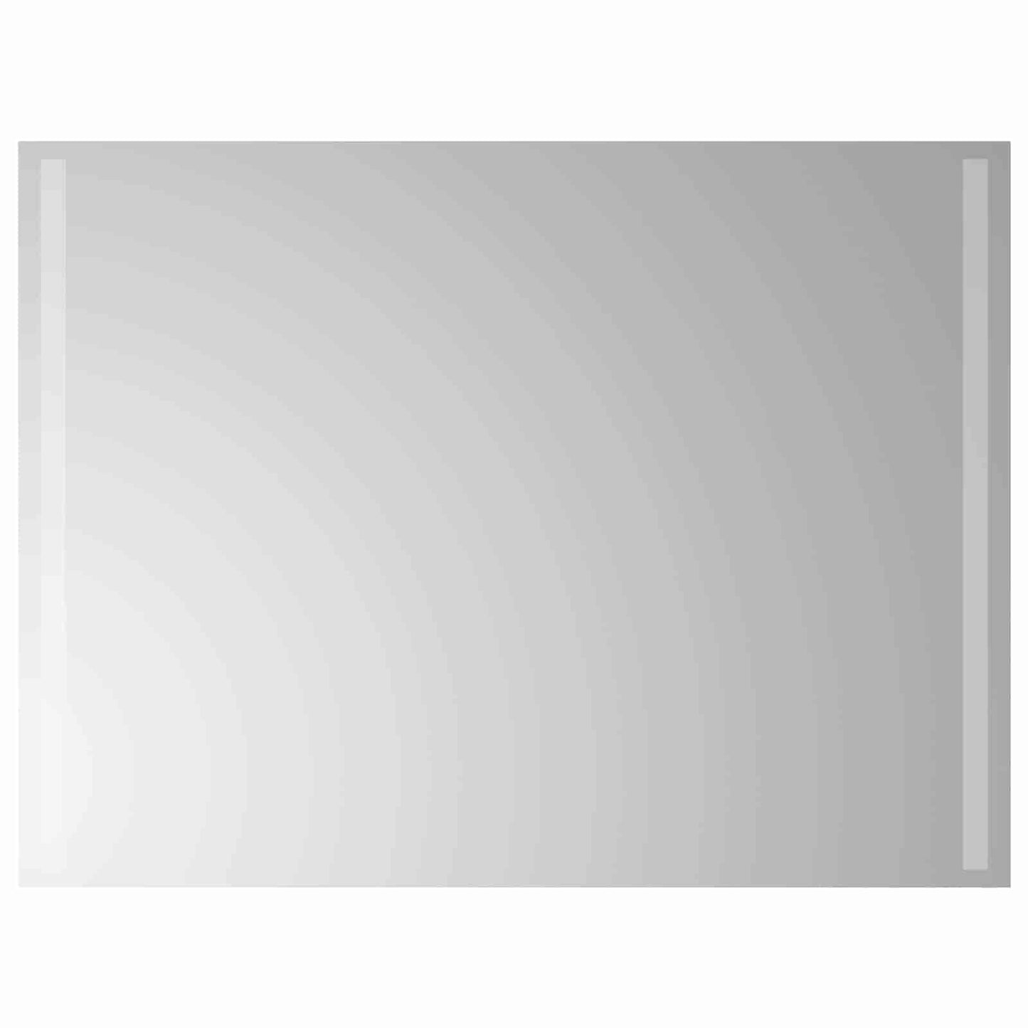 LED Badkamer Spiegel Transparant 80 x 60 cm gehard glas