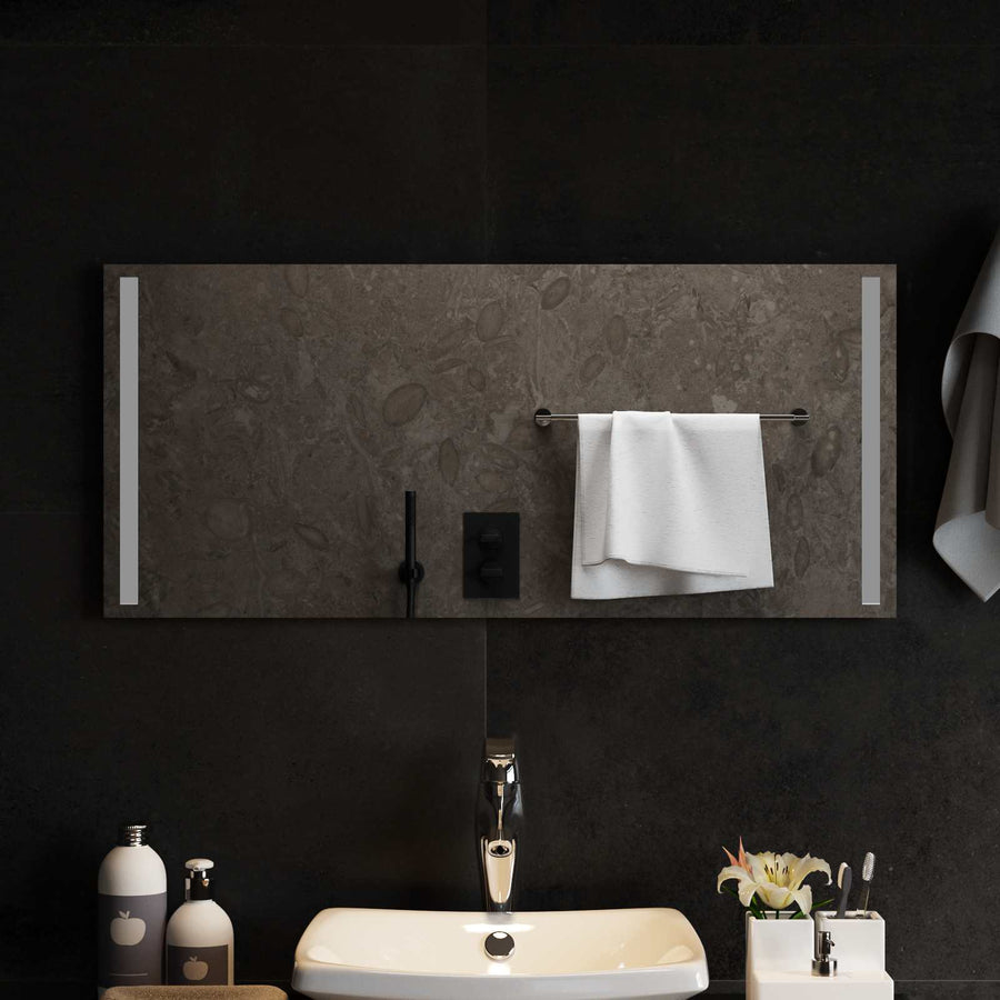 LED Badkamer Spiegel Transparant 90 x 40 cm gehard glas
