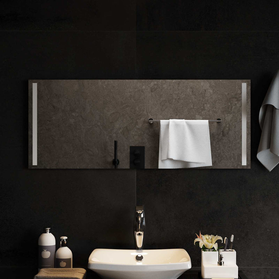 LED Badkamer Spiegel Transparant 100 x 40 cm gehard glas