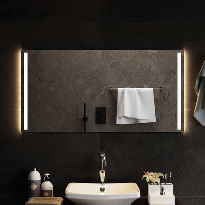 LED Badkamer Spiegel Transparant 100 x 50 cm gehard glas