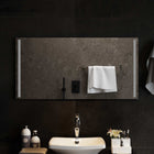 LED Badkamer Spiegel Transparant 100 x 50 cm gehard glas