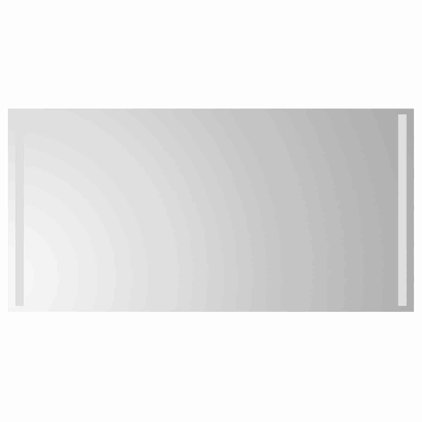 LED Badkamer Spiegel Transparant 100 x 50 cm gehard glas
