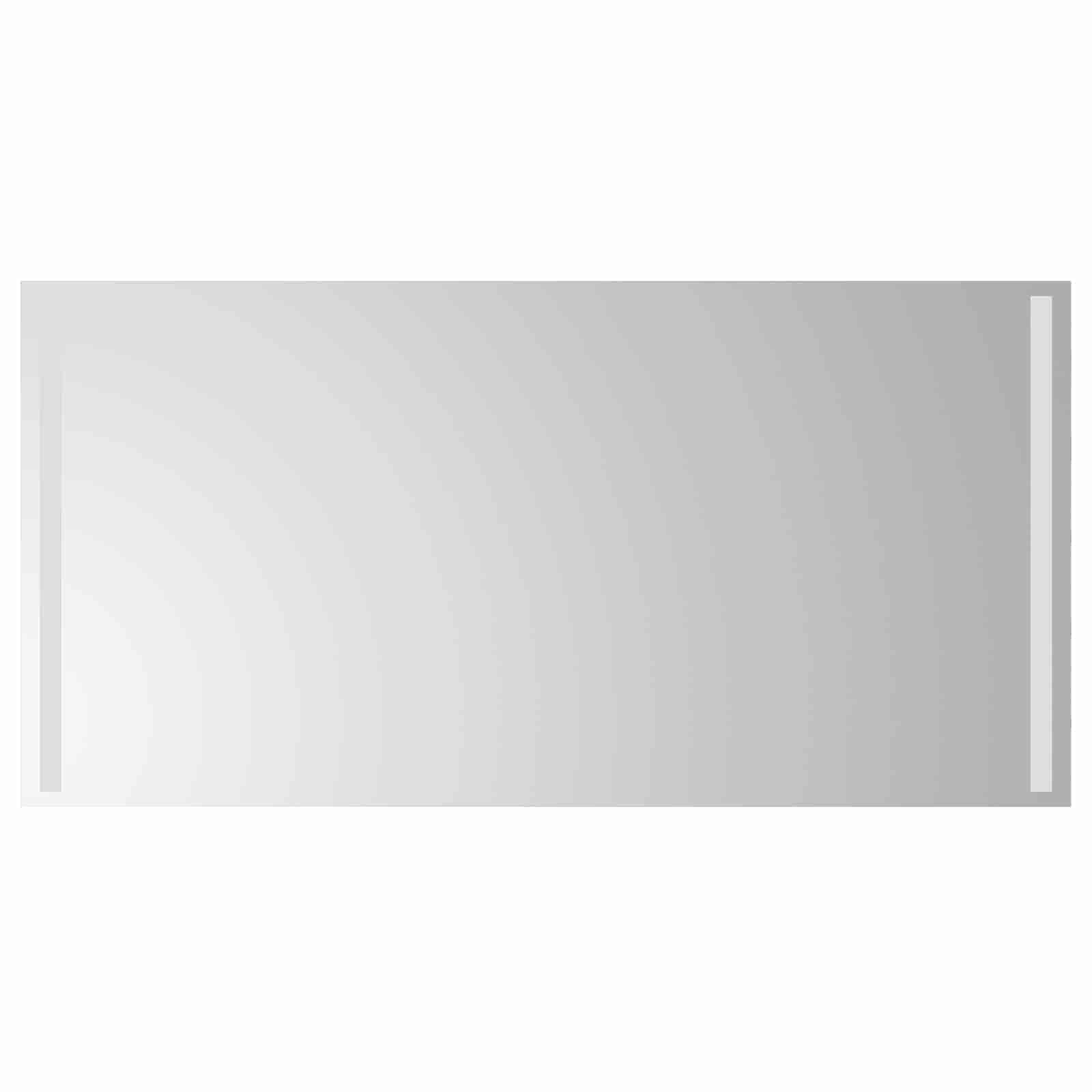 LED Badkamer Spiegel Transparant 100 x 60 cm gehard glas
